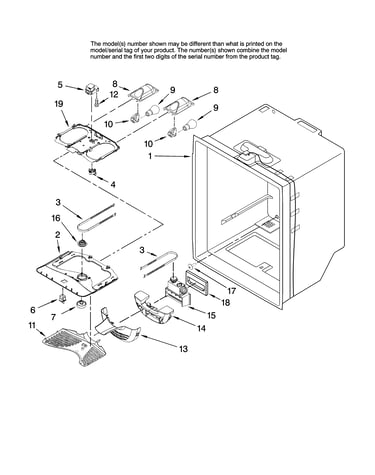 Refrigerator liner parts