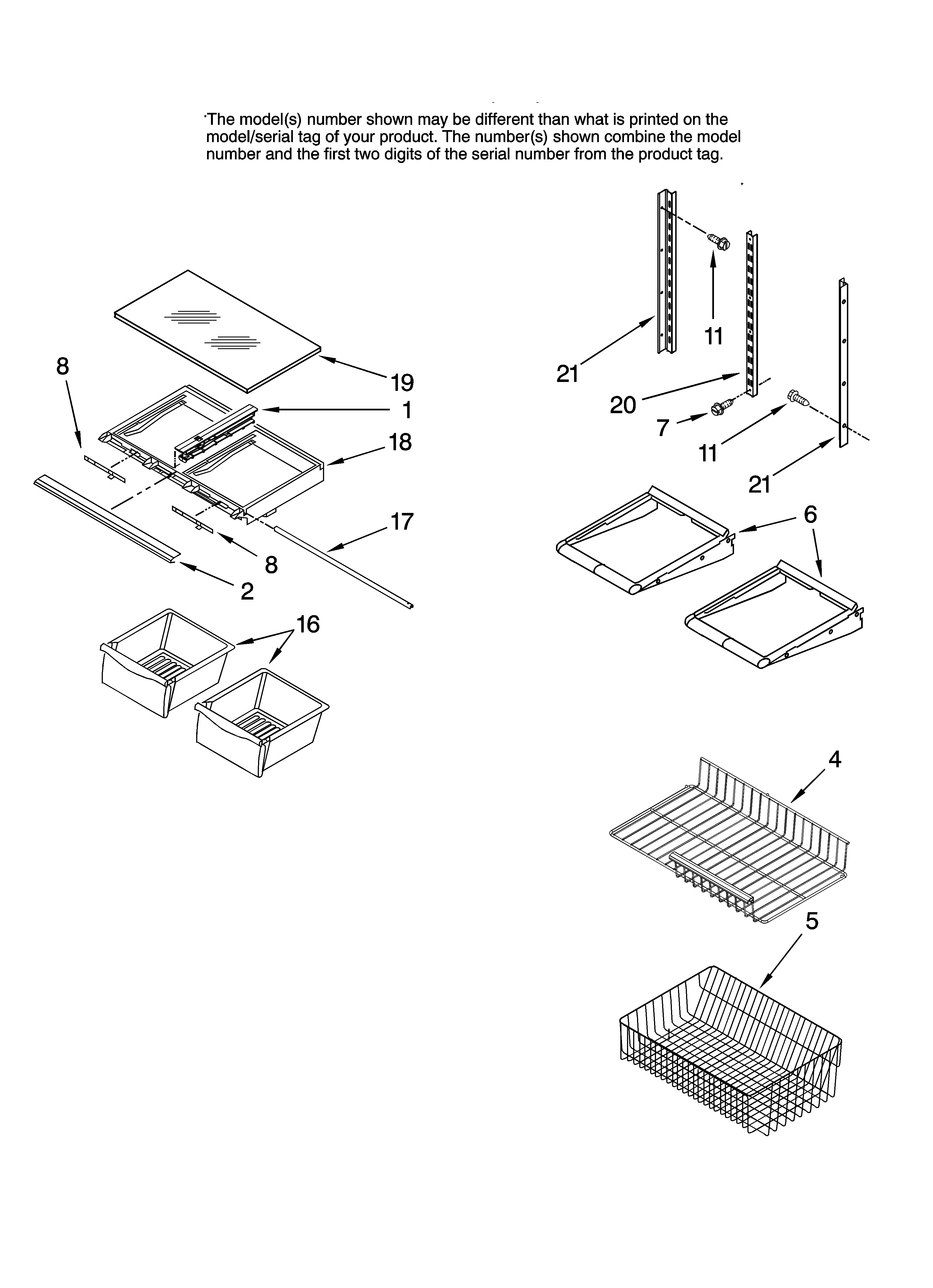 Shelf parts