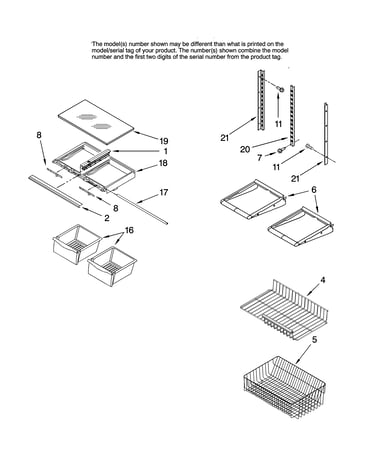 Shelf parts