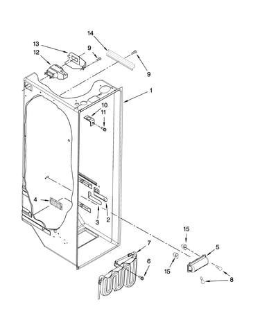 Refrigerator liner parts