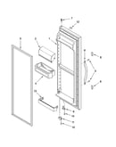 Refrigerator door parts