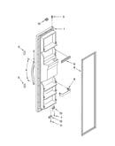 Freezer door parts