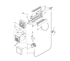 Whirlpool ED5PVEXVS00 icemaker parts, optional parts (not included) diagram