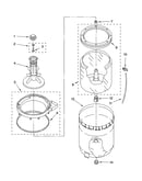 Agitator, basket and tub parts