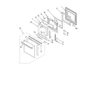 Ikea IBS550PRS04 oven door parts diagram