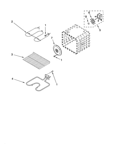 Internal oven parts