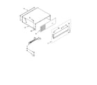 KitchenAid KSSC48FTS03 top grille and unit cover parts diagram
