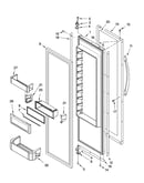 Refrigerator door parts