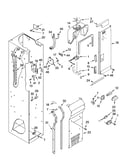 Freezer liner and air flow parts