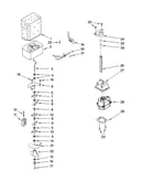 Motor and ice container parts