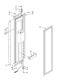 Freezer door parts