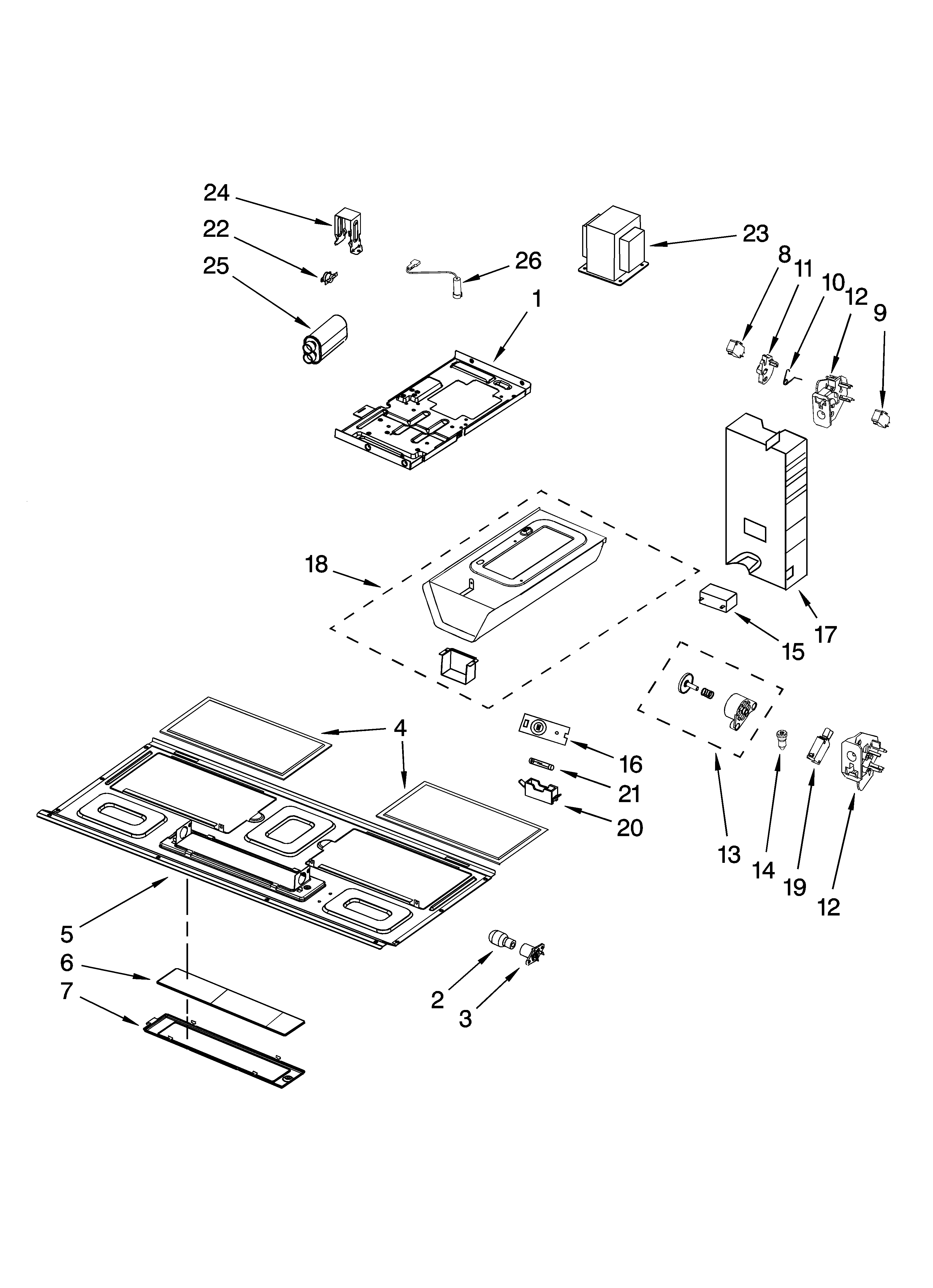 Interior and ventilation parts