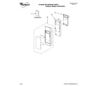 Whirlpool MH1160XSY4 control panel parts diagram