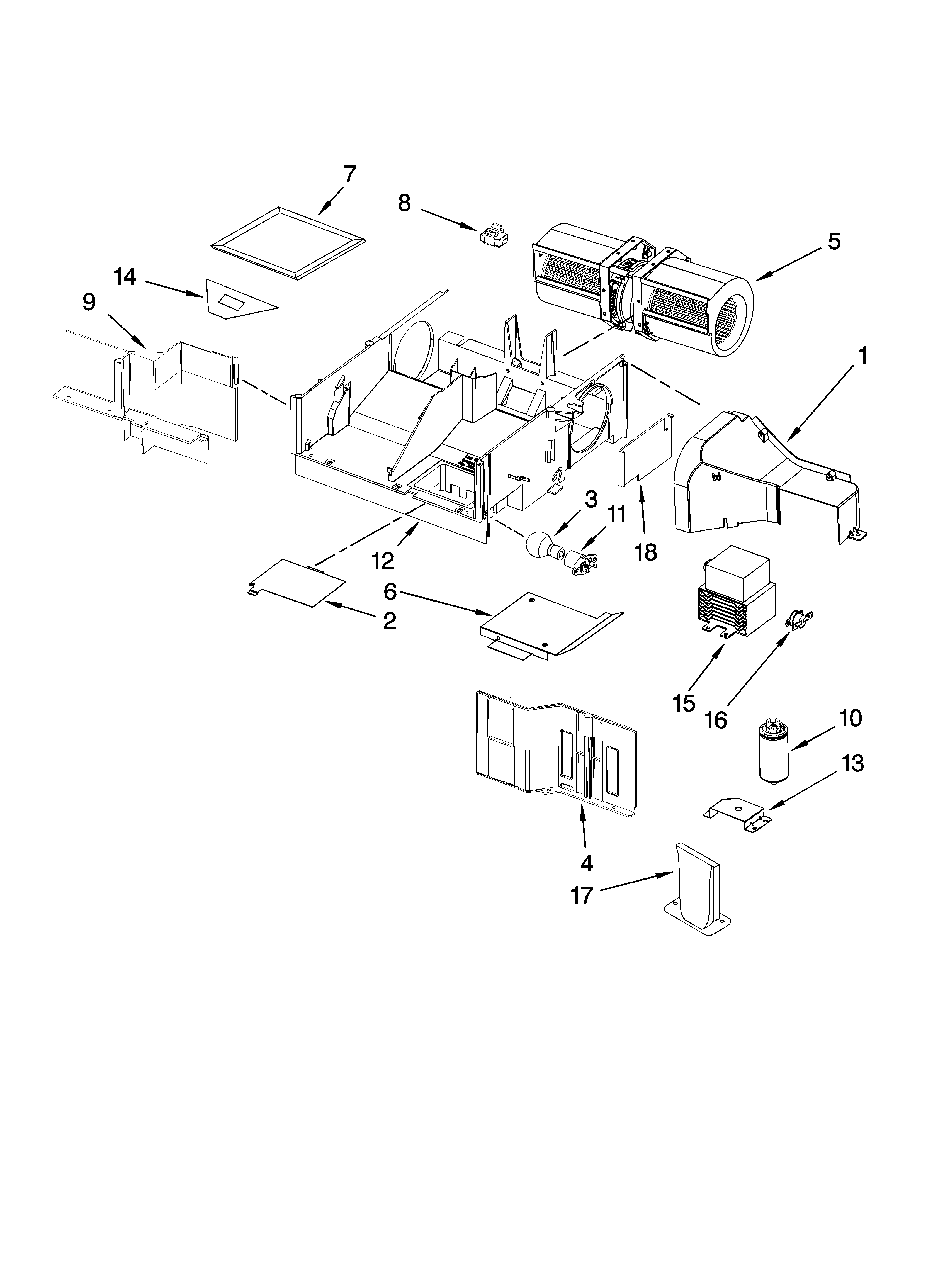 Air flow parts