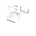 Whirlpool MH1160XSY4 cabinet and installation parts diagram