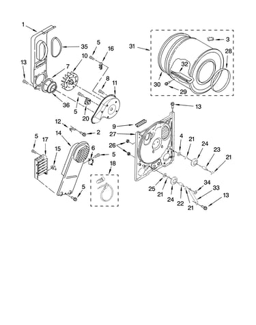 Bulkhead parts, optional parts (not included)