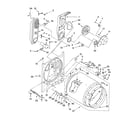 Whirlpool WGD5700VH0 bulkhead parts diagram