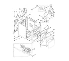 Whirlpool WGD6400SB2 cabinet parts diagram
