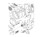 Whirlpool 3RLEQ8033SW1 bulkhead parts, optional parts (not included) diagram