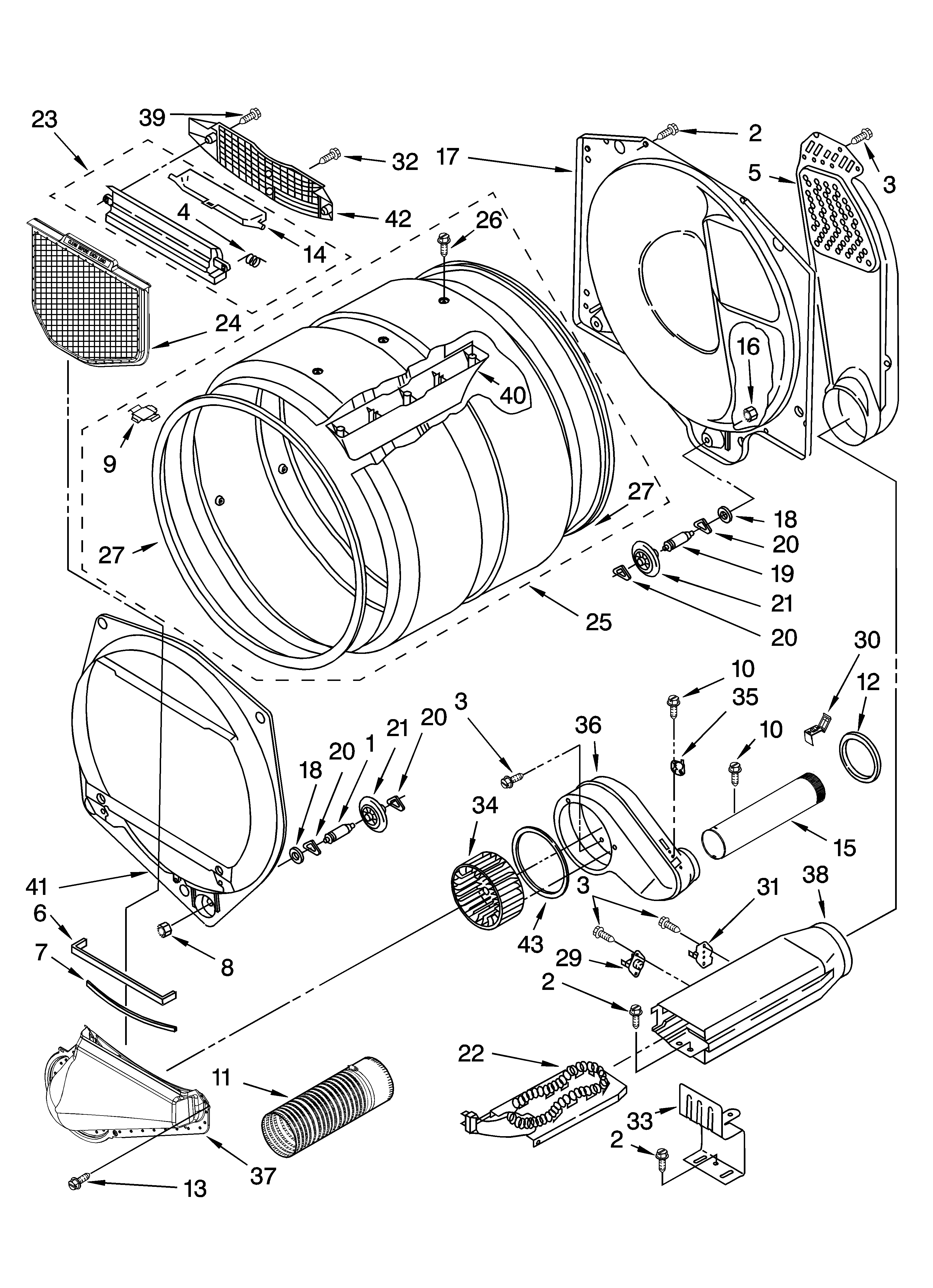 Bulkhead parts, optional parts (not included)