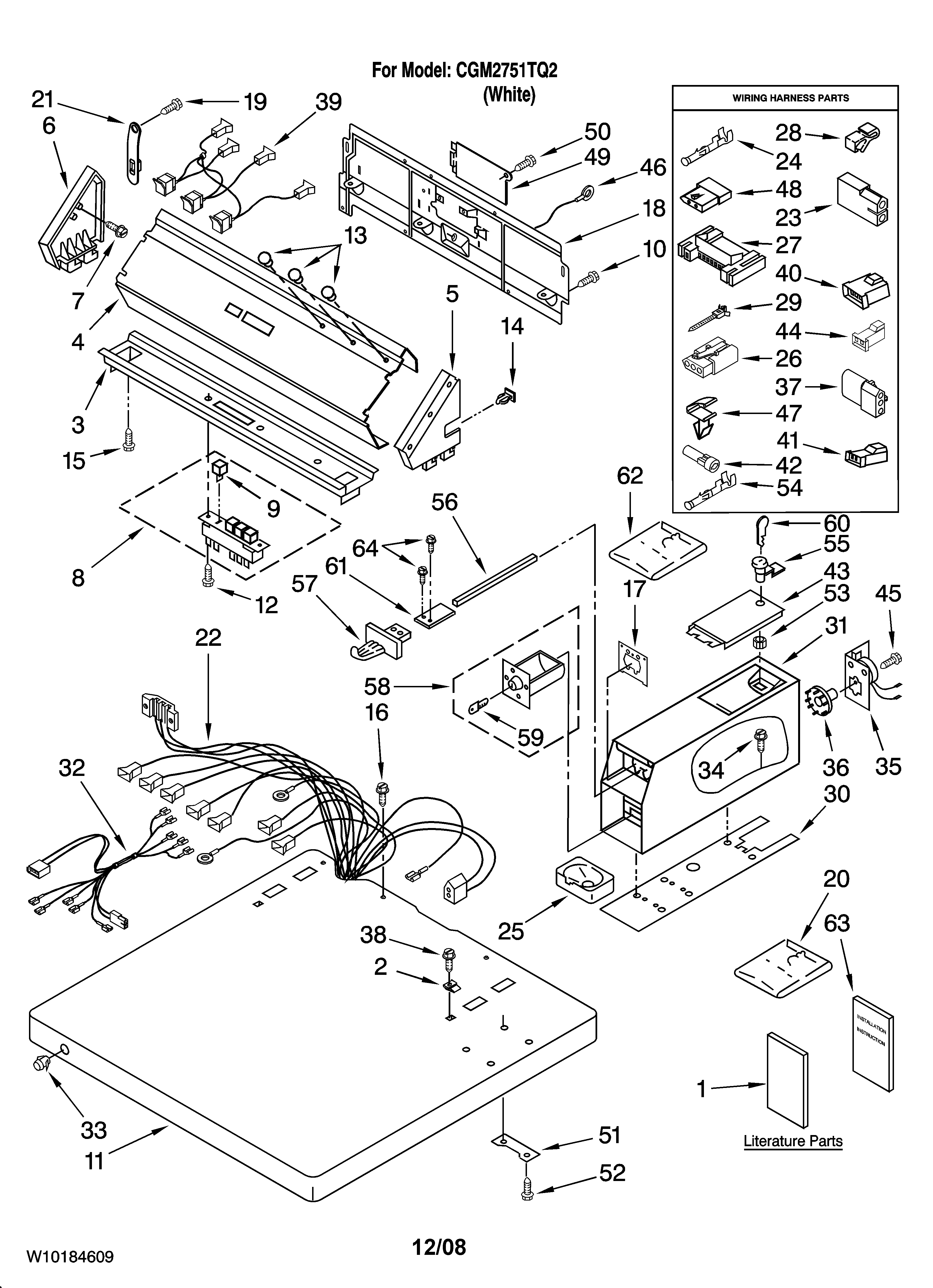 Top and console parts
