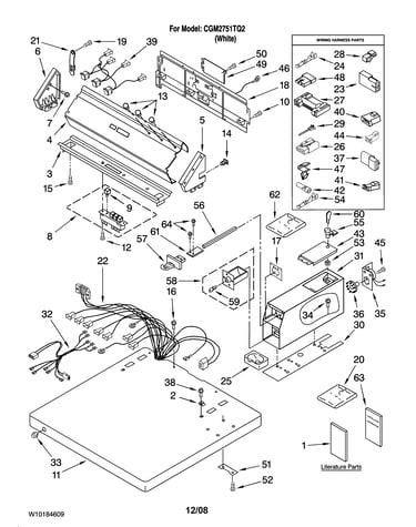 Top and console parts