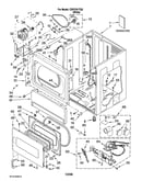 Lower cabinet and front panel parts