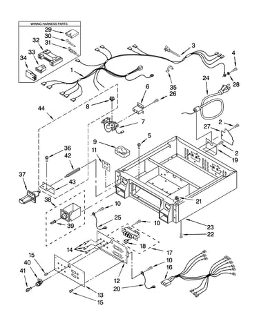 Control panel and separator parts