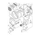 Whirlpool CSP2761TQ2 upper and lower bulkhead parts diagram