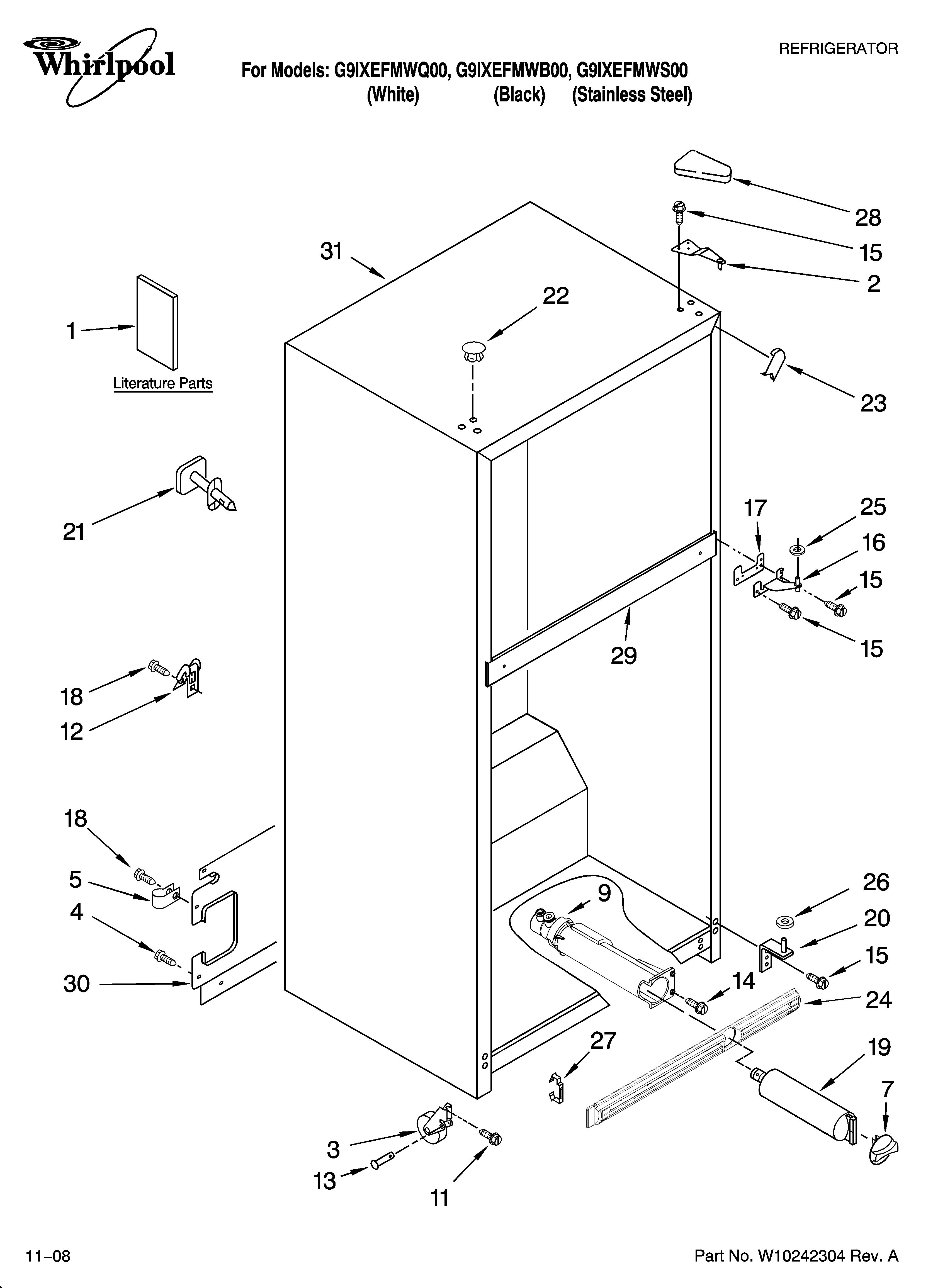 Cabinet parts