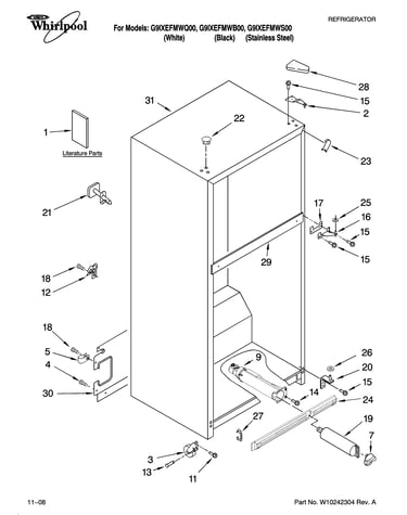 Cabinet parts