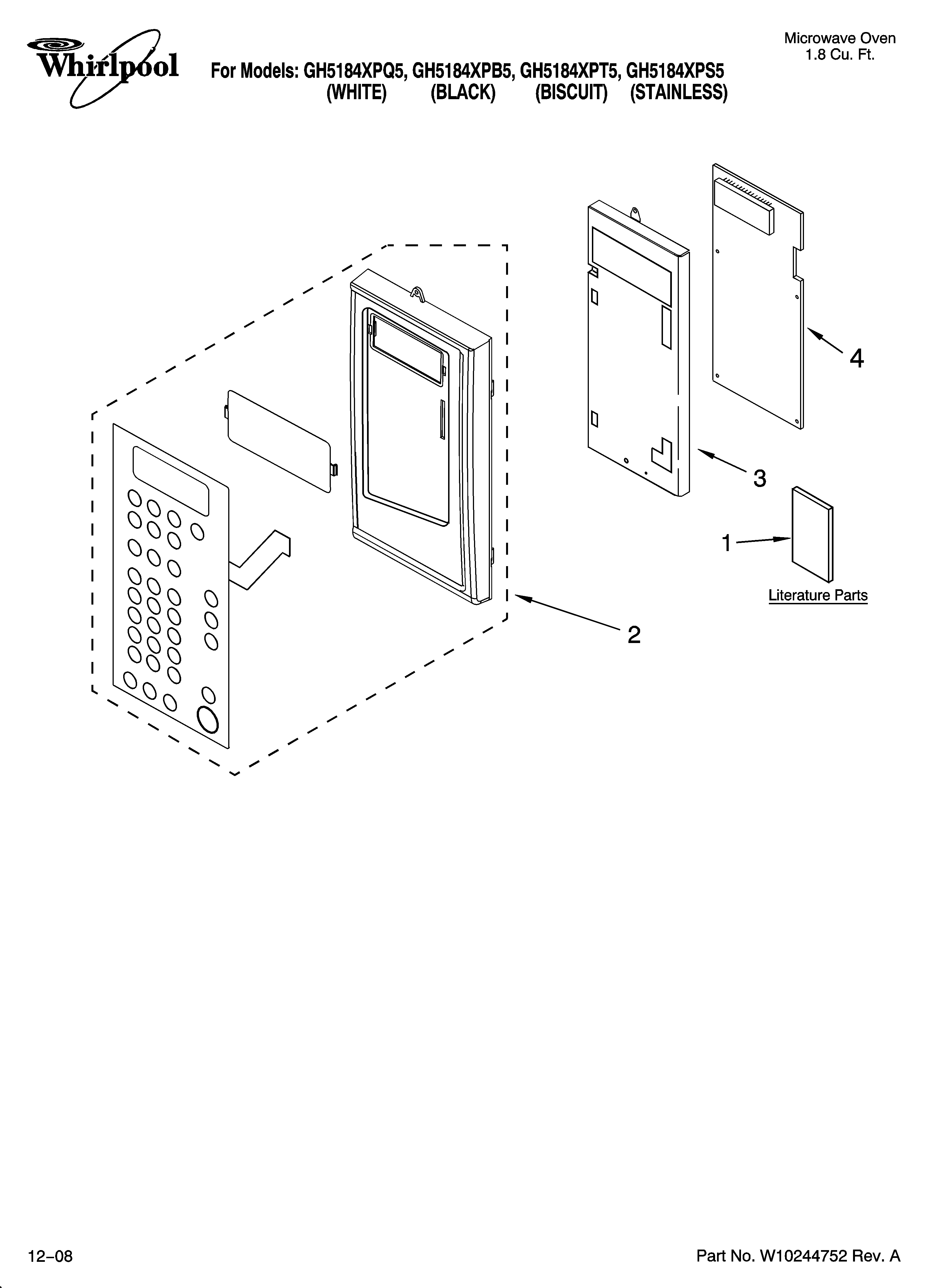 Control panel parts