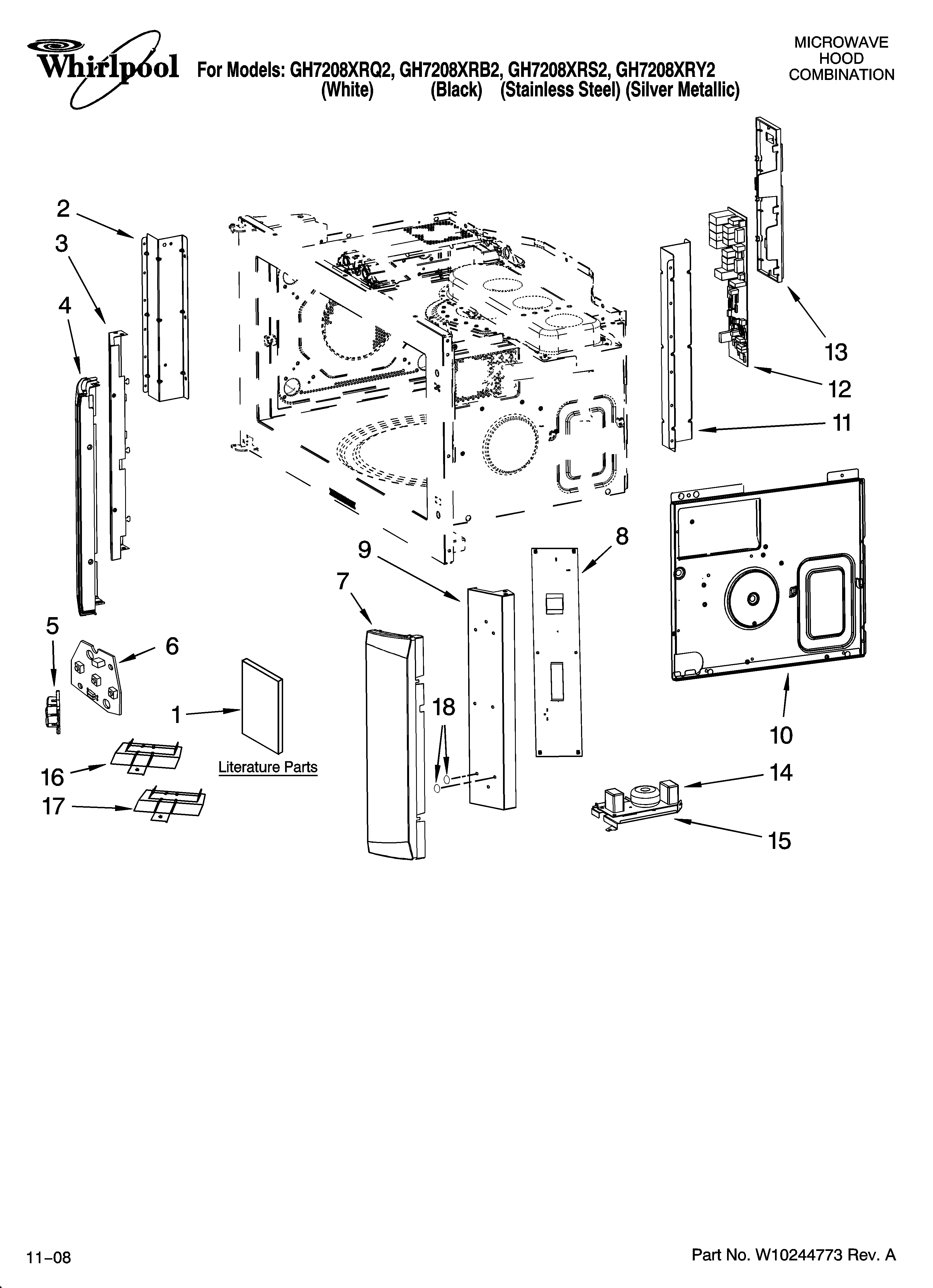 Control board parts