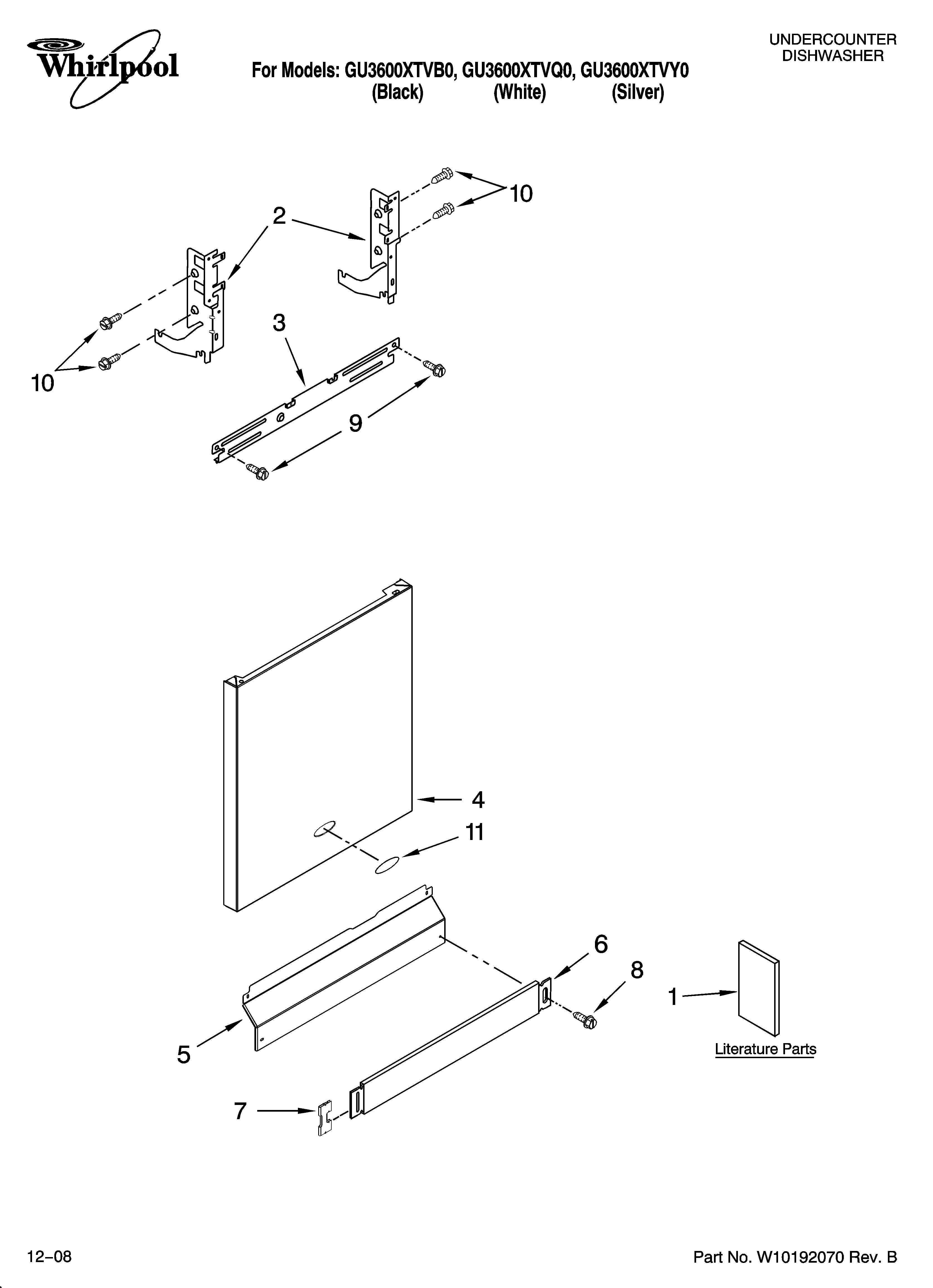 Door and panel parts