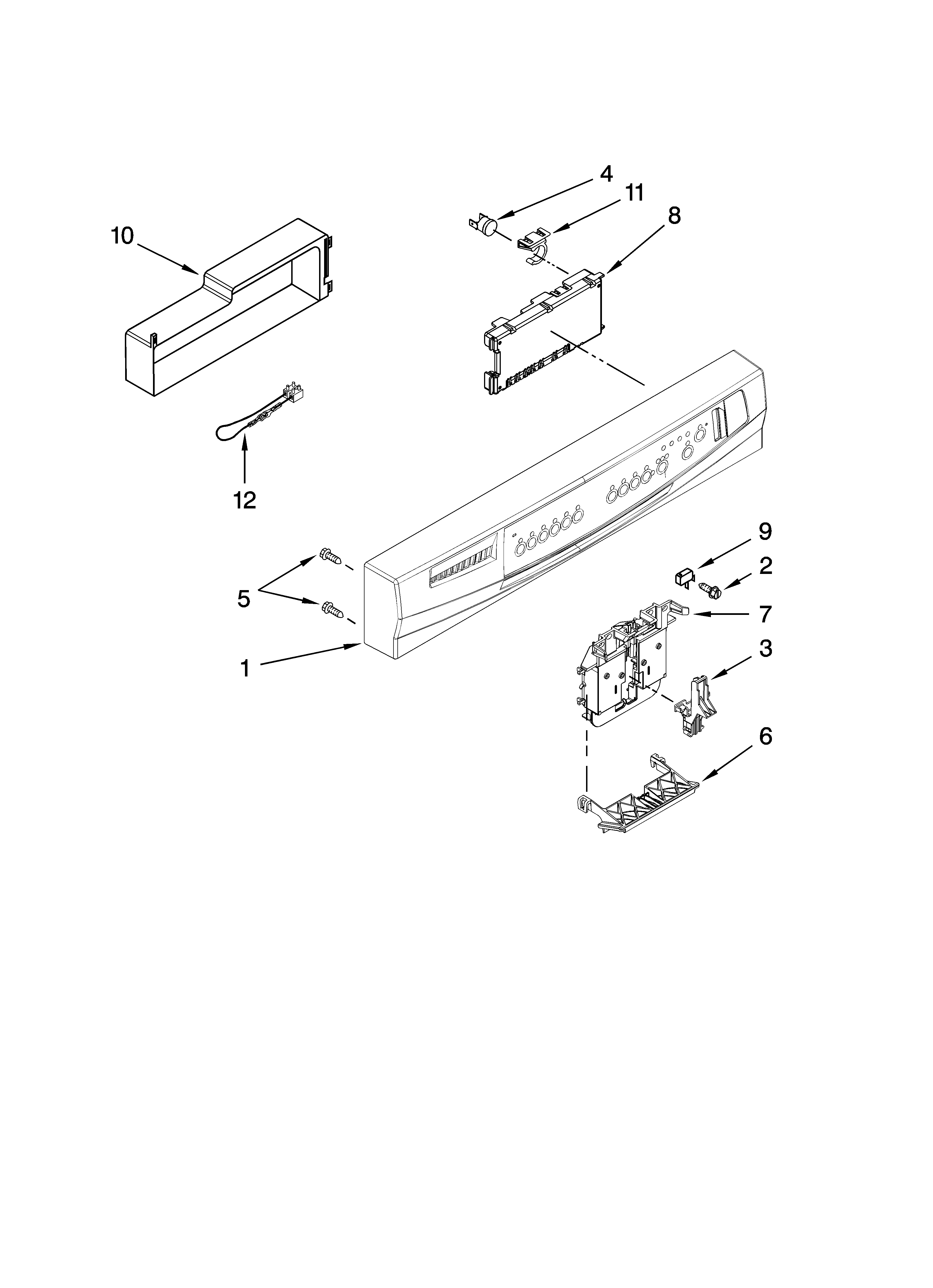 Control panel parts