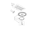 Whirlpool MH1170XSB5 turntable parts diagram