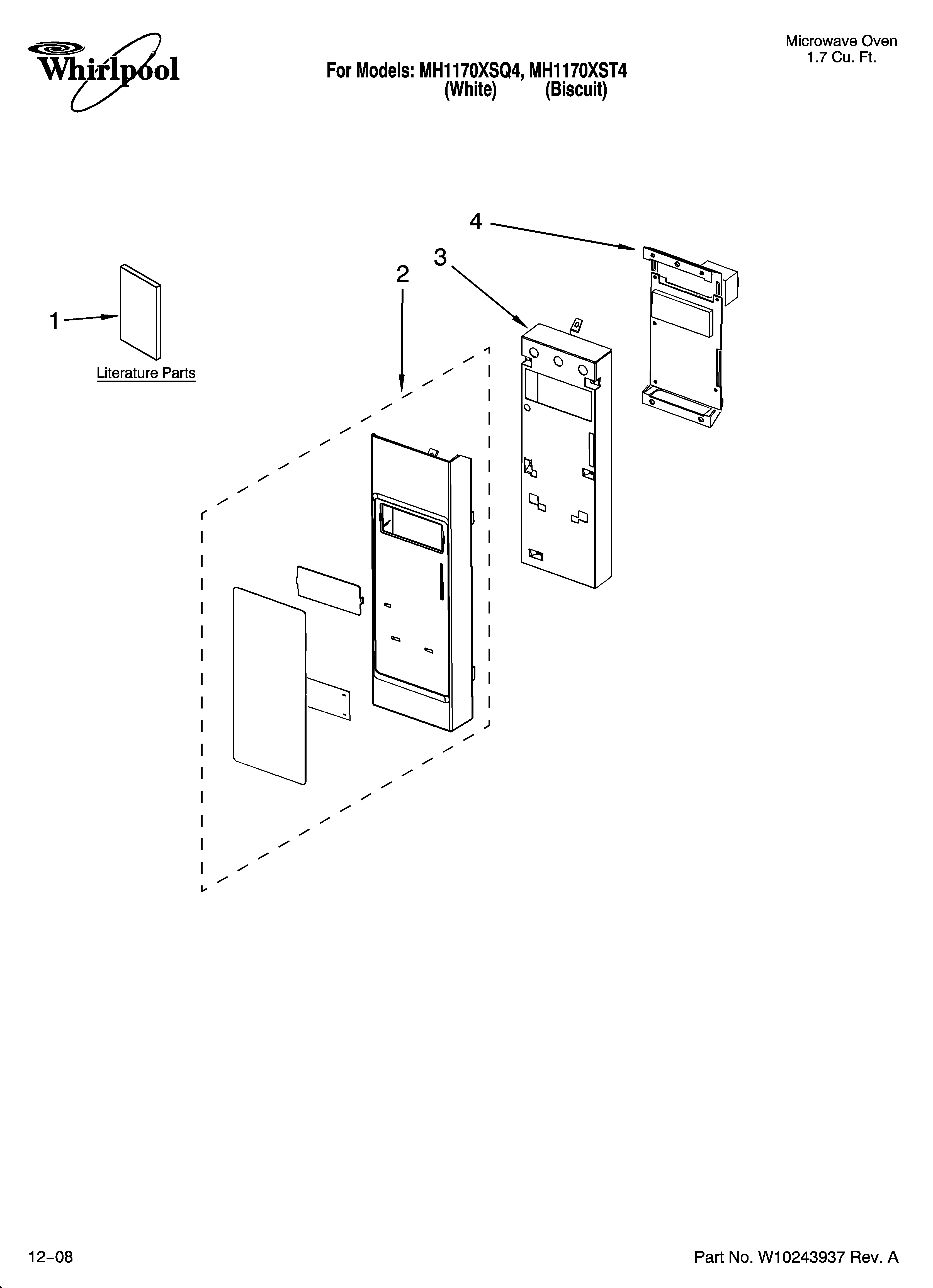 Control panel parts