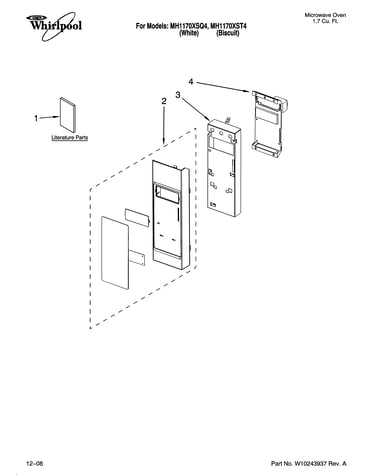 Control panel parts