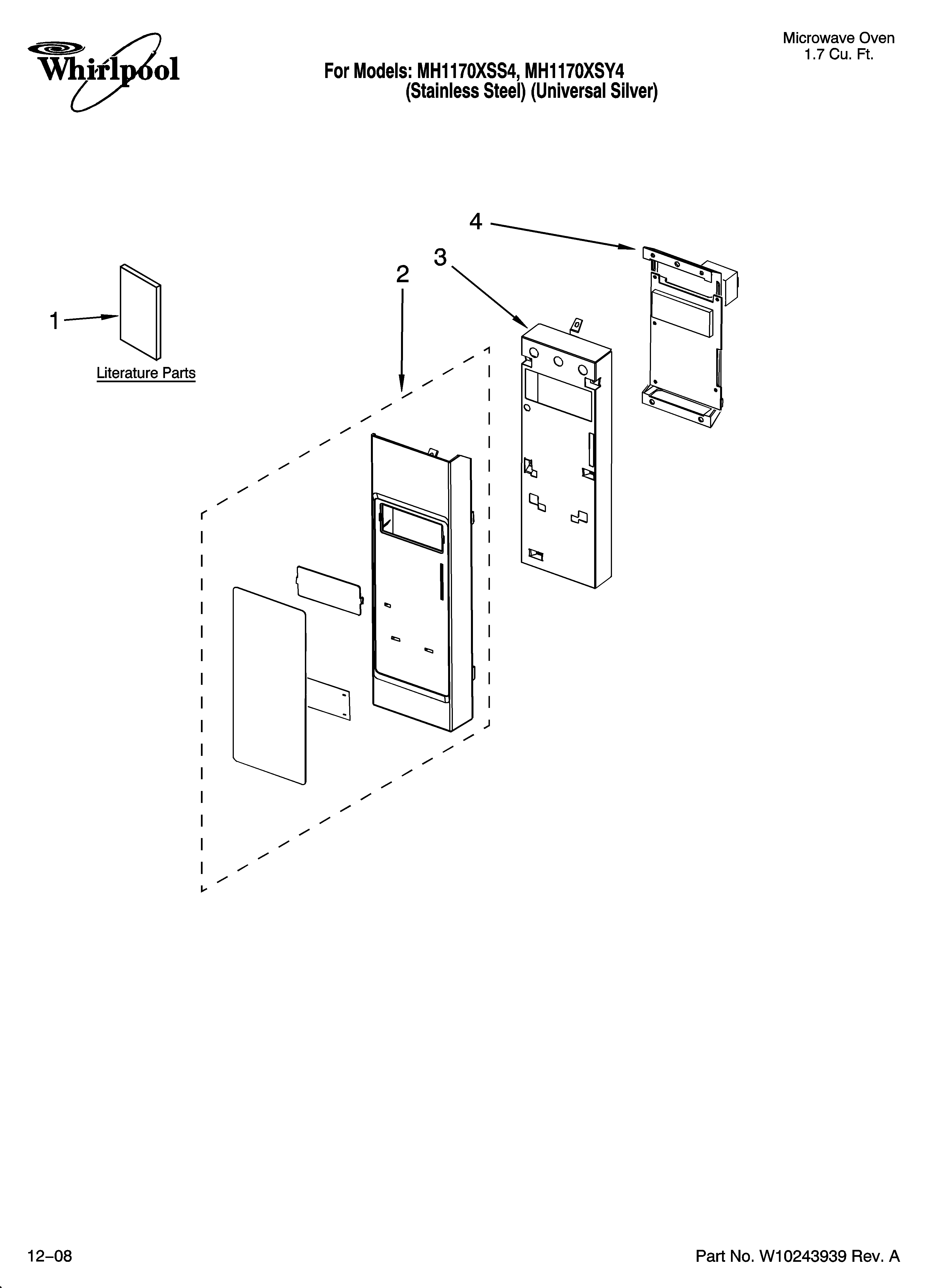 Control panel parts