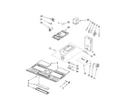 Whirlpool MH1170XSY4 interior and ventilation parts diagram