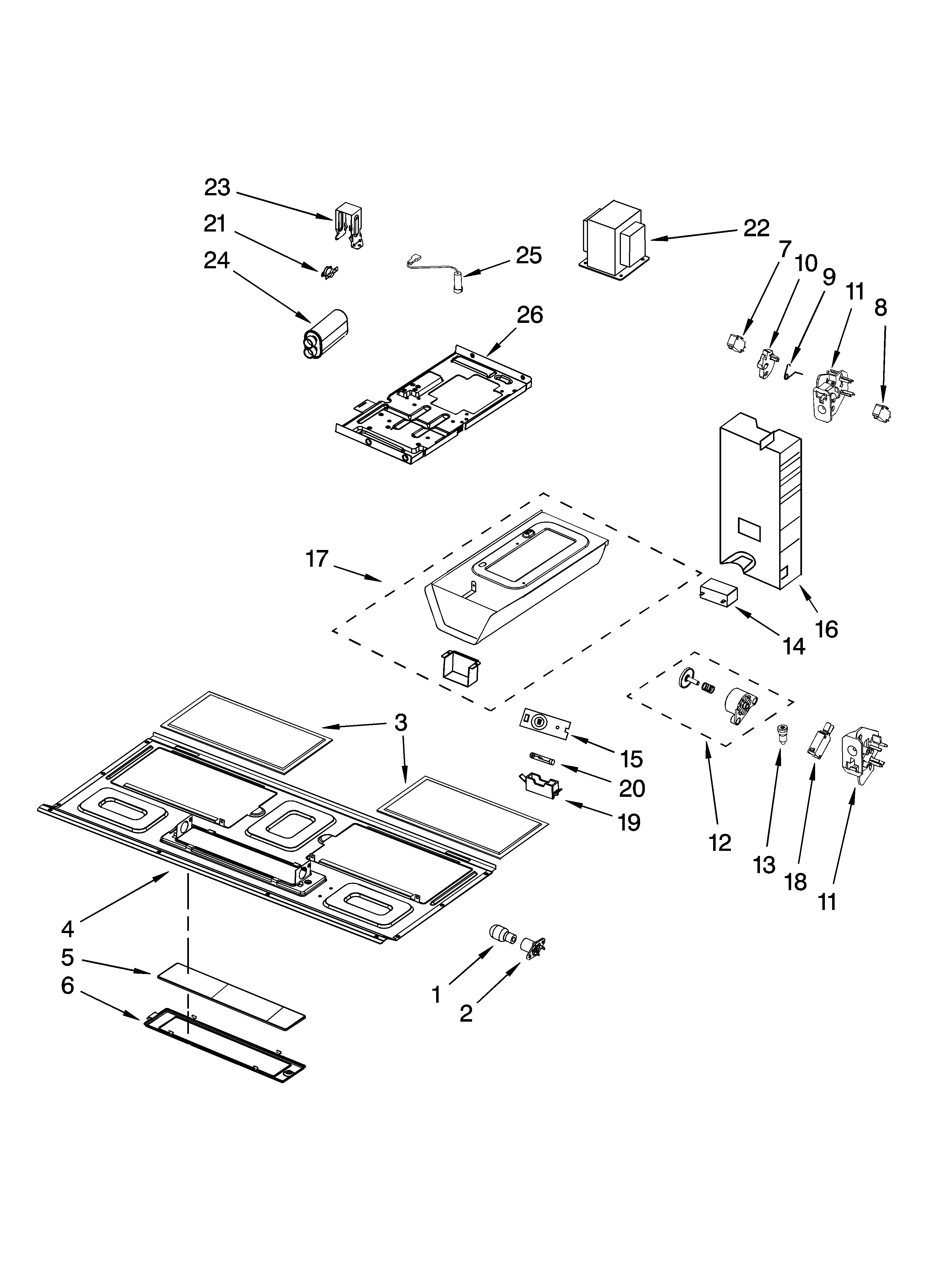 Interior and ventilation parts