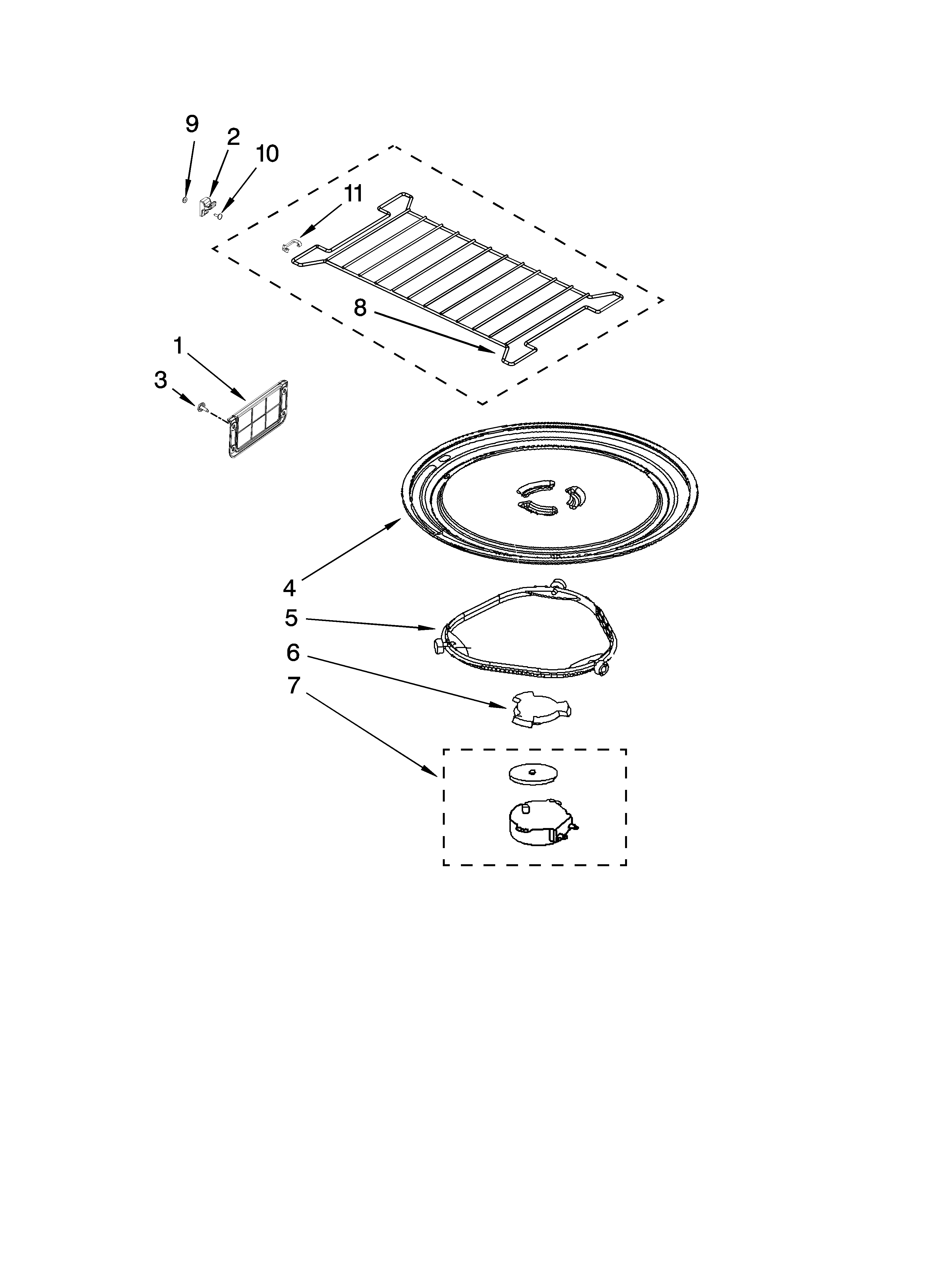 Turntable parts