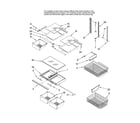 Amana ABR2222FES12 shelf parts diagram