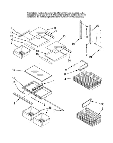 Shelf parts