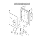 Amana ABR2233FES12 refrigerator door parts diagram