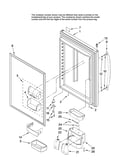 Refrigerator door parts