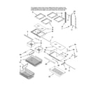 Amana ABR2233FES12 shelf parts diagram