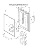 Refrigerator door parts