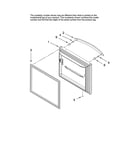 Freezer door parts