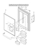 Refrigerator door parts